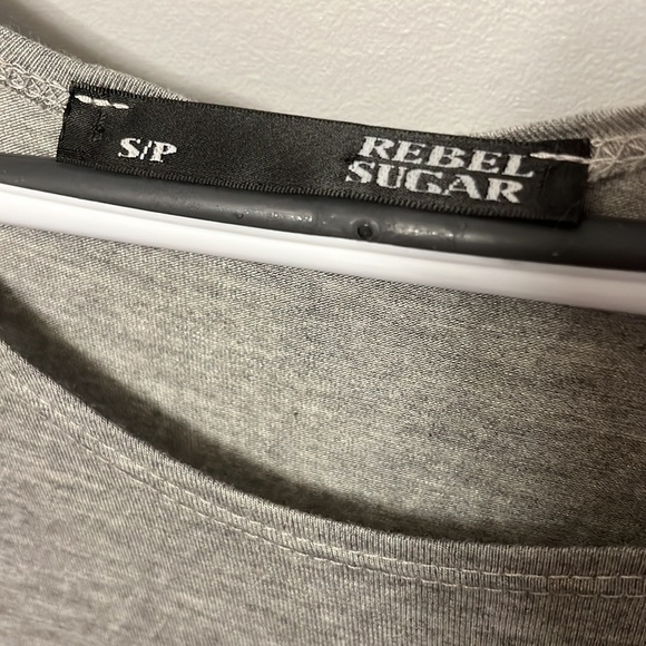 Rebel Sugar Elephant Hi-Lo Maxi Dress Size Small - Picture 3 of 5